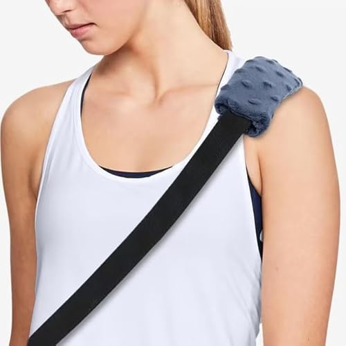 2 Packs Strap Cushion for Arm Sling, Shoulder Brace Carry Strap Pillow Arm Elbow Wrist Injury Support Strap Pad Padding Pillow for Women Men and Kids (Dark Blue)