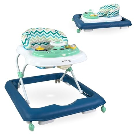 Mobiclinic®, Girello per Bambini, Pieghevole, Giocattoli Interattivi, Con Musica e Luci, Regolabile in 3 Altezze, Vassoio Rimovibile, Rayo, +6 Mesi, Stabile e Sicuro