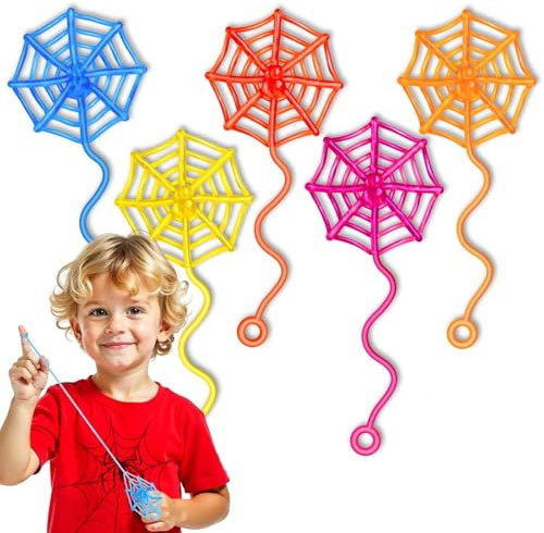 30Pcs Sticky Hands Toys,Sticky Toys for Kids, Fun Stretchy Spider Web for Party Favors, Suitable for Classroom Rewards and Group Games, Stress Relief and Creative Play
