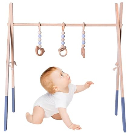 Turnhallenrahmen aus Holz - Umweltfreundliche Kiefernholzrahmen | Kinder-Fitnessgeräte für Spielzimmer, Kinderzimmer, frühkindliches Bildungszentrum, Neugeborenenzimmer