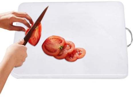 Tablas De Cortar | Tablas De Cortar Doble Cara Bambú | Accesorios De Cocina Seguros Con Superficie Antideslizante Para Preparación De Comidas Queso Pizza Boda Apartamento