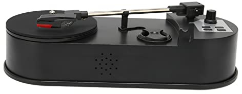 Naroote Tourne-Disque Vinyle USB 2.0, Convertisseur Professionnel pour Les Amateurs de Musique, Mini Tourne-Disque Portable pour Une écoute Facile en Déplacement