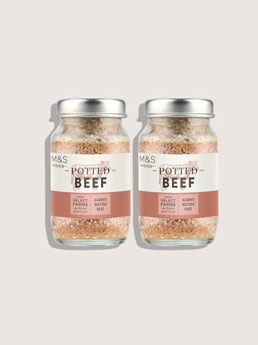 2x Mārks & Spēncēr | Potted Beef | Ready To Eat - British Beef with Mustard | 75g Each