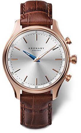 KRONABY Uhr Smart Damen | Wasserdicht 10 ATM, Musiksteuerung, Schrittzähler, Anrufbenachrichtigung und -ablehnung S2748/1, Sekel