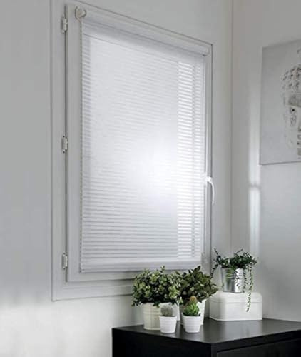 MADECOSTORE Verdunklungsrollo, Polyester Stoff, Blau Zink, 35l x 170L cm