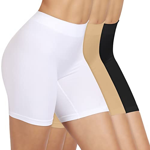 SIHOHAN Cycliste Femme sous Jupe Short sous Robe Short Cycliste Legging Court Panty Anti frottement Shorty(Multicolore,L)