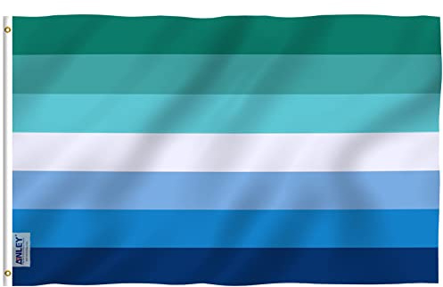 Anley Fly Breeze Drapeau MLM Vincian Pride 0,9x1,5 m – Résistant à la décoloration – En-tête en toile et double couture – Hommes aimant les hommes Gay LGBT Drapeaux en polyester avec œillets en laito