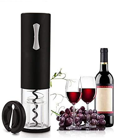 NCRD Conjunto de Abrigos de Vino eléctrico, baterías Powered - Conjunto Día de Vacaciones Aniversario de Boda Aniversario de cumpleaños Kit de Idea con baterías y Cortador de