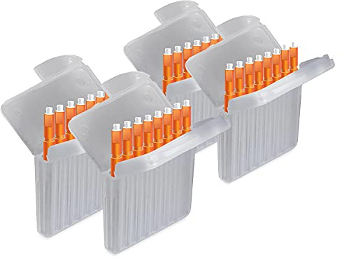 JB White 32x Cerumenfilter für Hörgeräte Starkey Hear Clear & Kind evoR | Wachsschutz Zubehör für Hörgerät, 4 Stück Spender mit je 8 Filtern, Cerumen Filter Höhe: 1,5 mm | Durchmesser 1,7 mm