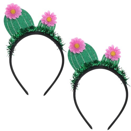 minkissy Kaktus Stirnband Mit Quasten Party Haarreifen Kostüm Zubehör Für Frauen Und Mädchen Kreativer Haarschmuck Für Geburtstagsfeiern Und Festliche Anlässe