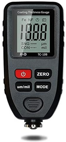 Lackschichtdickenmessgerät RDINSCOS Autolack Lackmessgerät auto Car Karosserie Schichtdickenmessgerät 0-1300μm LCD Display Für Eisen Aluminium