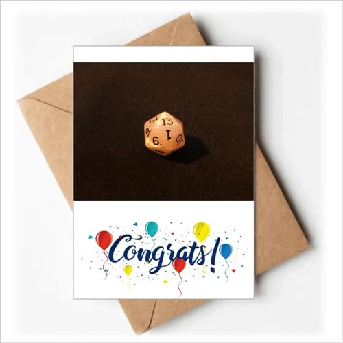 Weiße Glücksspielwürfel Foto-Hochzeitskarten Glückwunschkarten Grußkarten Umschläge