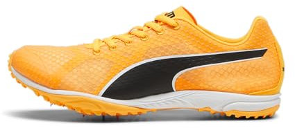 PUMA Evospeed Haraka 8 Unisex, Track and Field Shoe Adulto, Sun Stream Black White, 42.5 EU