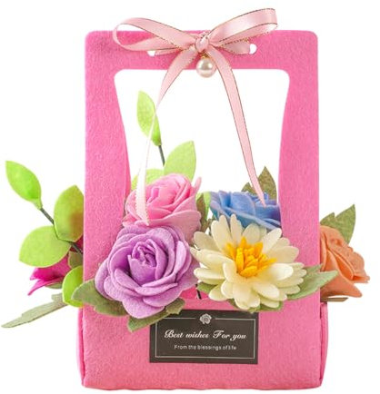 ifundom 1 Satz handgefertigter Blumenkorb Bastelmaterial für Kinder basteln für kinder DIY-Kits Spielzeug für Kinder Körbe Bastelmaterial herstellen Bastelkorb Mädchen einstellen