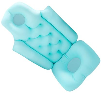 TOPPERFUN Faltbares Badewannenkissen Anti-rutsch Badewannensitz Mit Rückenkissen Komfortables Ganzkörper-badekissen Leichtes Badewannenzubehör Für Erwachsene Und Reisen