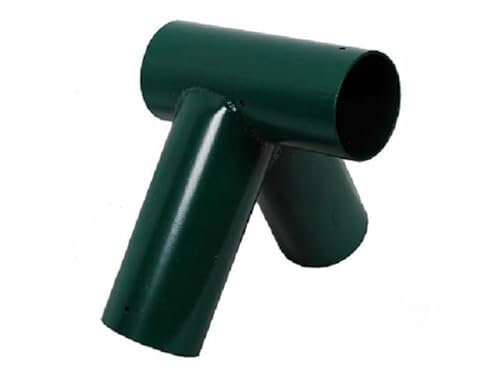 GigiToys® Schaukelverbinder Grün Ø100 mm 90° | Schaukelwinkel zum Rundbalken | Halterunge für Spielplatz | Pfostenverbinder für Gartenschaukel | Pulverbeschichtet | Wandverbinder