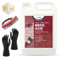 Bond-It 5L High-Strength Brick Acid Cleaner Kit - Cement & Mortar Remover for Splash Tiles with Safety Gloves, Face Mask, & Yancoo Wire Brush
