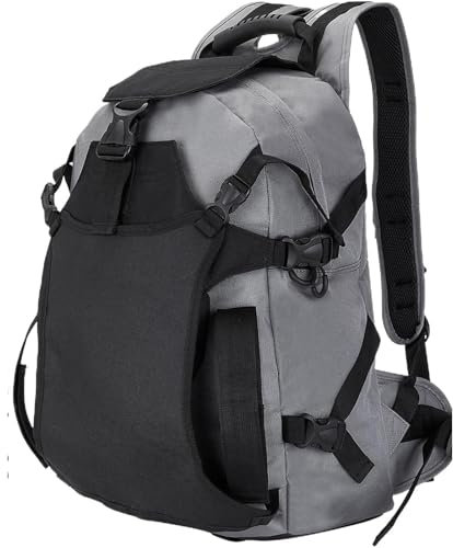 Ski-Rucksack, Snowboardrucksack, Skitasche mit großer Kapazität, Sportrucksack zum Skifahren, Wandern, Schneerucksack, Oxford-Tuch Ski-Rucksack, 10 x 12 x 21 Zoll für Skihelm, Snowboard, mehrfarbig, A
