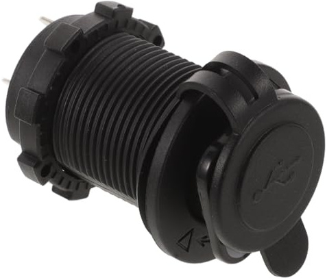 SEWACC Adaptador USB para Encendedor De Coche De 12-24 v Doble para Cargador Baterías Coche Moto, Compatible GPS y Teléfonos Móviles