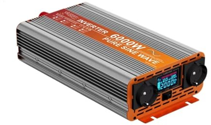 Convertisseur Onduleur Sinusoïdal Pur 5000 W 6000 W 48 V CC vers CA Convertisseur 24 V vers 220 V Transformateur 12 V Convertisseur 220 V Convertisseur Pur Sinus(4000W-48V-220V)