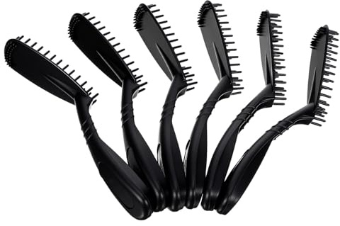 Alipis 6 pezzi Pettini per Tintura Capelli Professionali Spazzola per Colorazione e Sfumature Accessori Facili da Usare per Parrucchiere e Uso Domestico per Tutti i Tipi e Tecniche di