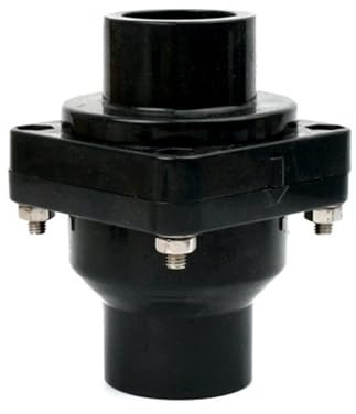 Clapet anti-retour à clapet en PVC 25~63 mm (1 pièce) - Accessoires for aquarium, irrigation de jardin, vanne unidirectionnelle for tuyaux industriels(Dark grey,40mm (1 PC))