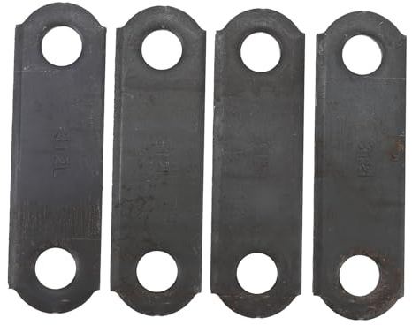 Culnflun Lot de 4 maillons de sangle à ressort de remorque, 3 1/8 de longueur, en acier galvanisé robuste, remplacement pour ressorts à lames à double œil, idéal pour suspension