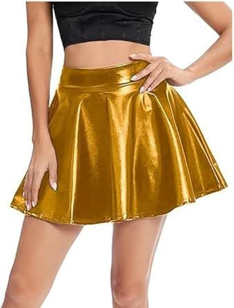 BODYWEAR LTD Metallic - Falda de danza para niños, diseño de ballet, dorado, 13-14 Años