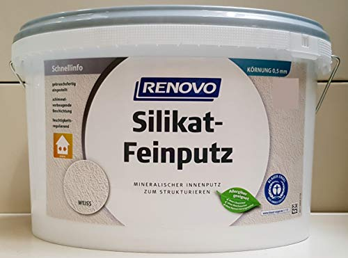 RENOVO Silikat Feinputz 0,5mm-Korn, 8 Kg