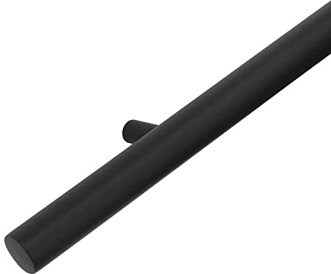 Vivol Design Handlauf für innen - 12 Längen - 3 Materialen (150 cm, Schwarz)