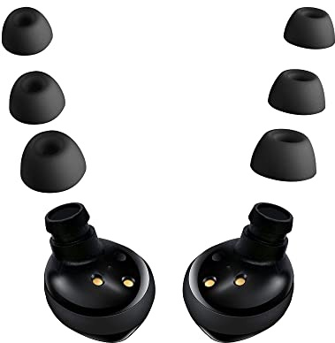 kwmobile 6x Auricolari di ricambio compatibile con Samsung Galaxy Buds 2 - Gommini sostitutivi per cuffie In-Ear in Silicone TPU