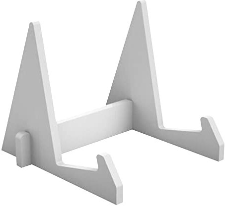 IKAAR Support de livre de cuisine en acrylique pour livre de recettes, tablette, support de livre de recettes pour comptoir de cuisine, blanc