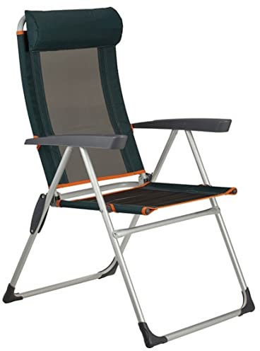 Campingstuhl Faltbar Outdoorstuhl Klappstuhl Outdoor-Liegestuhl, Tragbarer Sessel, Angeln, Campingsitz, Hocker Mit Verstellbarer Rückenlehne Und Atmungsaktiver Netzrückenlehne Faltstuhl Camping-Stühle