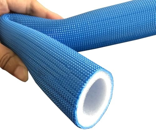 Rohrdämmung Schaumstoffschlauch Rohrisolierung ID 16/20/25/32mm Schaumstoffisolierung Isolierschlauch Wasserrohrisolierung Frostschutz Im Freien Lang: 150cm(Blau,25mm X 7mm)