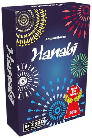 Cocktail Games, Hanabi (Auflage 2024), Familienspiel, Kartenspiel, 2-5 Spieler, ab 8+ Jahren, 30 Minuten, Deutsch