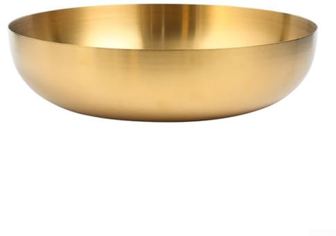 Stainless Steel Ramen Bowl, 24CM Extra Thick Salad Fruit Cold Noodle Bowl Large Capacity Scratch Resistant