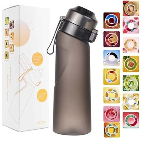 650 ml Sport-Wasserflasche mit Kapseln in 14 Geschmacksrichtungen. Das Tritan-Material ist temperaturentolerant und bietet natürlichen Fruchtgeschmack.