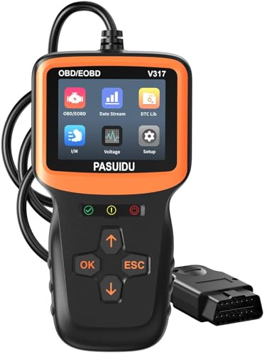 Obd2 Auto Diagnostic, Scanner de Diagnostic Auto Obd2 Bluetooth, Lecteur de Véhicules pour Tous les Véhicules Après 2000, Lecteur de défaut avec toutes les fonctionnalités OBDII