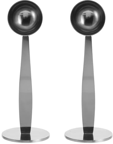 MOTHNUR Pressini Per Caffè Professionali in Acciaio Inossidabile, Pressino e Cucchiaio 2 in 1 Per Misurare e Pressare La Polvere Di Caffè, Set Da 2 Pezzi Per Baristi e Appassionati Di Espresso