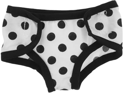 Hemobllo sous-vêtements pour Poupée avec Motif à Pois Mini Culottes pour Accessoires de Poupée pour Jeu Imitation et Décoration
