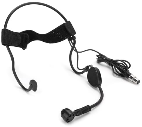 Cryfokt Microfono a Condensatore con Braccio per Wireless e Mixer, Microfono Mini Karaoke Professionale per Insegnanti e Docenti, Metallo + Materiale ABS