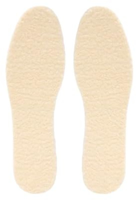 Skoinlägg varma naturliga lamm fleece innersulor män kvinnor vinter hålla innersula mjuk ull tjock shoepad kashmir skor infoga termiska skokuddar (6 par, 39–40)