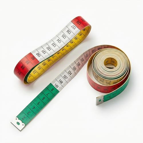 Tailors Soft Tape Measure 2pcs, 150cm Dual Sided Body Measuring Tape, 60 Inch Flexible Tailors Tape for Sewing, Dressmaking, Fabric, Soft Measuring Tape for Tailors and Body Measurements