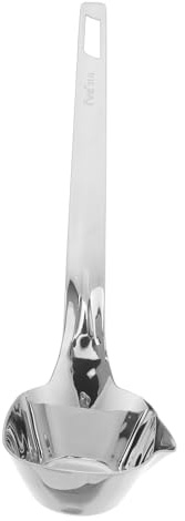 OSALADI Louche à Sauce en Acier Inoxydable 316, Passoire Séparateur de Graisse Cuisine, Ustensile Polyvalent Bec Verseur, Louche à Soupe Anti-huile pour Cuisson et Service, 1 Pièce