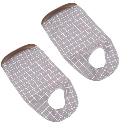 BETOOKY Bavoirs Protection Large et Confortable Imperméables Adultes Seniors pour avec Récupérateur de Miettes Détachable Lot de 2 Pièces pour Repas à Domicile