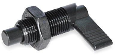 Ganter Normelemente | Rastriegel - GN 612-6-M16-AK | Bolzendurchmesser: 6mm | Stahl, brüniert | 1 Stück
