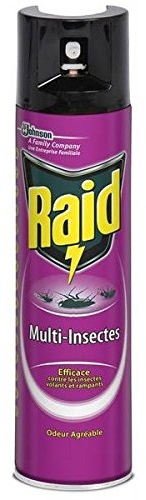 Raid insect aerosol 400ml multi - (Unit Price) - Sending Fast And Neat - Raid aerosol multi insectes 400ml