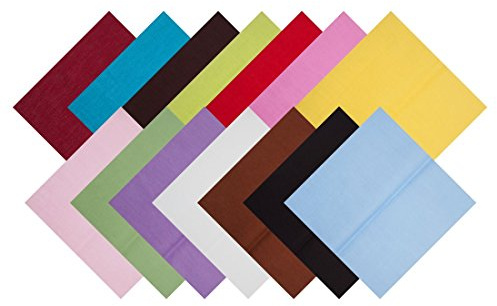 RayLineDo® 14 st 12 x 12 tum (30 cm x 30 cm) enfärgad bomull tygpaket kvadrater lappverk gör-det-själv sömnad scrapbooking quiltning mönster konst