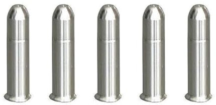 Waffenpflegewelt Trainingsmunition Kaliber .22 Long Rifle (.22 lfr) aus Aluminium (5 Stück) mit Haltegriff