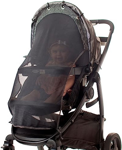 Sonnenschutz für Kinderwagen, Kinderwagen, Buggy, Universal-Sonnenschutz mit LSF 30+, verstellbar, mit durchsichtigem Schirm, Ihr Baby wird die Welt sehen und wird geschützt